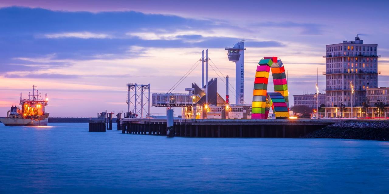Le Petit Nid Perche Sous Les Toits, Vue Mer Le Havre Extérieur photo