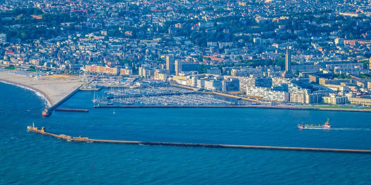 Le Petit Nid Perche Sous Les Toits, Vue Mer Le Havre Extérieur photo